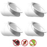 Válvula De Retenção Esgoto Para Canos 100mm Kit 04 Un