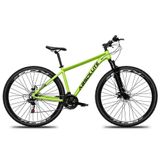 Bicicleta Aro 29 Absolute Nero 5 Alumínio 21v Freio A Disco Garfo Com Suspensão - Verde Tam.19