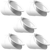 Válvula De Retenção Esgoto Para Canos 100mm Kit 05 Un