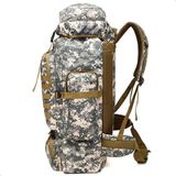 Mochila Tática Lorben Camuflada Militar Trilha Camping Trekking Aventura 80 Litros