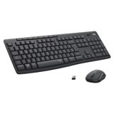 Combo Teclado E Mouse Sem Fio Logitech Mk295 Usb Abnt2 920-009793