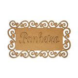 Moldura Para Banheiro 100% Mdf Cru (25x15) Modelo 1