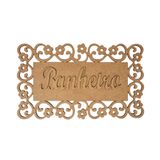Moldura Para Banheiro 100% Mdf Cru (25x15) Modelo 2