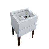 Mesa De Cabeceira Penteadeira Mesa Lateral De Apoio Branco Laca