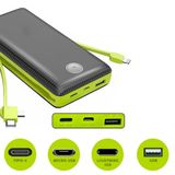 Carregador Power Bank 20000mah Rápido E Portátil