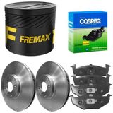 Kit Pastilha Disco Dianteiro Ventilado Voyage 2008 A 2012