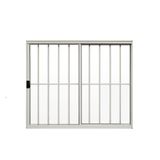 Janela 2 Folhas De Correr C/ Grade 1.00 X 1.50 Alumínio Branco Linha Modular - Hale