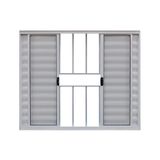 Veneziana 6 Folhas De Correr C/grade 1.00 X 1.00 Alumínio Branco Linha Modular - Hale