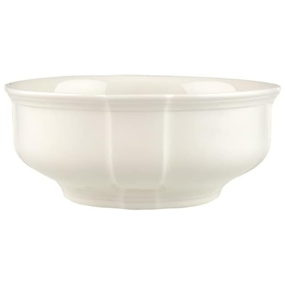 Bowl Elegante, Estilo Contemporâneo Com Capacidade De 1.2l, Material De Porcelana E Formato Redondo, Villeroy Boch, Branco