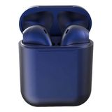 Fone De Ouvido Bluetooth Sem Fio Android E Ios Azul Escuro