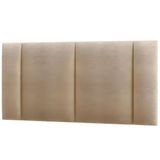 Cabeceira Estofada Iluminação Led Glow Cama Box Casal 140 Cm