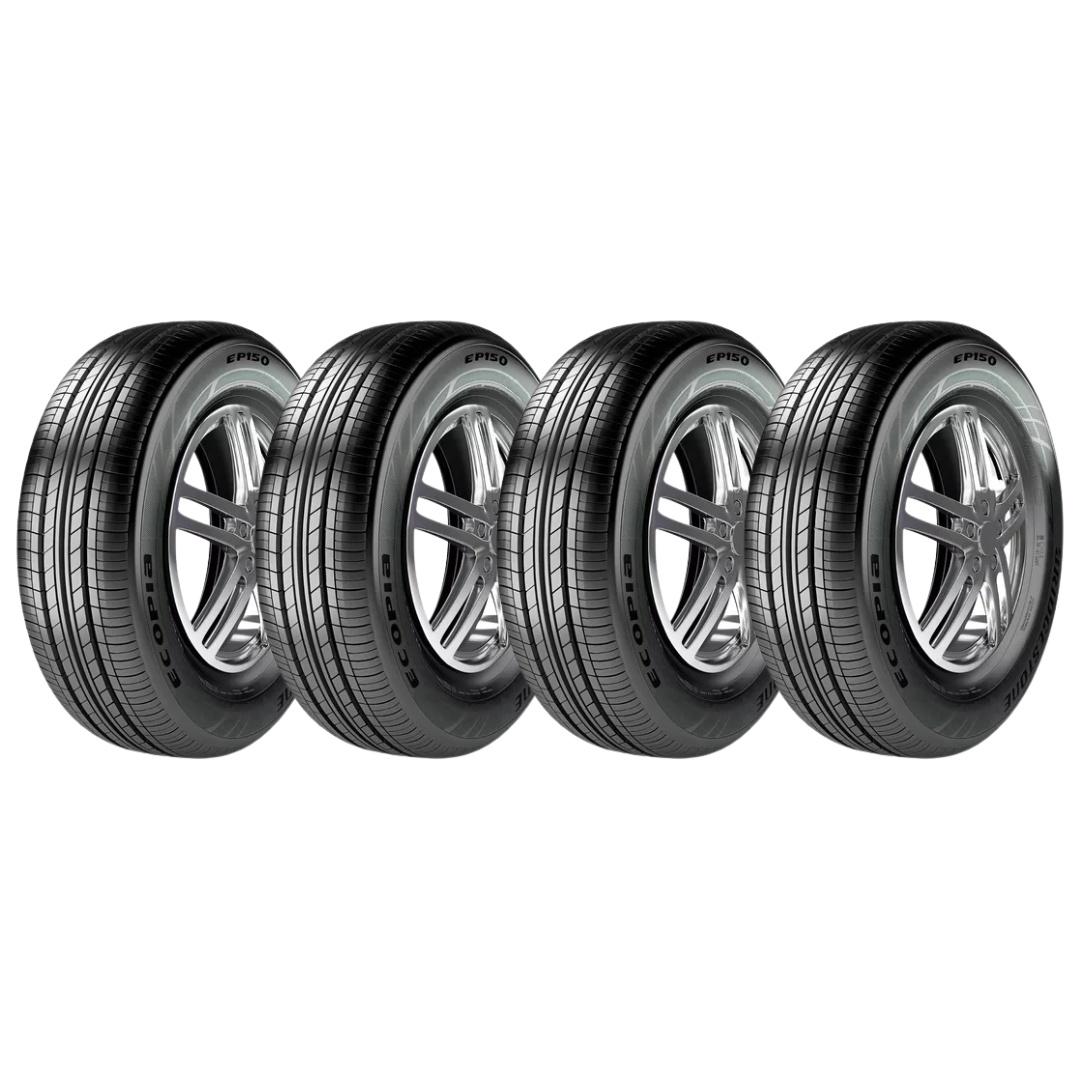 Kit 4 Pneus Bridgestone Aro 15 Ecopia Ep150 185/65r15 88h