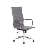 Cadeira De Escritório Presidente Giratória Com Relax New Best Cinza