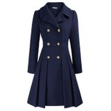 Casaco Grace Karin Lapel, Trespassado, Azul Escuro, 2gg, Feminino