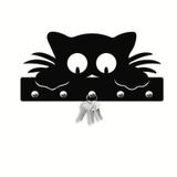 Porta Chaves Decorativo Gato 02