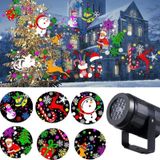 Projetor Natalino Led Natal 16 Desenhos 3d Laser Decoracao