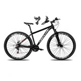 Bicicleta Aro 29 Absolute Nero 5 Alumínio 21v Câmbios Shimano Freio A Disco - Preto Tam.19