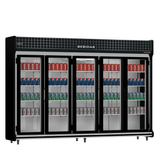 Refrigerador/expositor Auto Serviço Bebidas Classic Pr Polofrio - 5 Portas Preto -2 A +3°c Iluminação Led 220v Polofrio