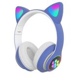 Fones De Ouvido Para Crianças Inalambric Light Led Cat Ears