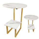 Mesa De Canto Lateral Cabeceira Multifuncional Minimalista Moderno
