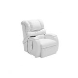 Poltrona Cadeira Imperial Reclinável Motorizada Corano Com Massageador E Lift Império Branco