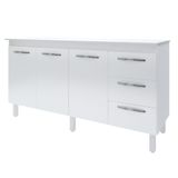 Balcão Com Tampo Emily 160 Cm Branco Moblis
