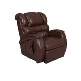 Poltrona Cadeira Reclinável Imperial Motorizada Massageadora Com Lift Courissimo Marrom