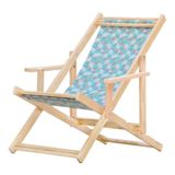 Tecido Para Cadeira Espreguiçadeira Preguiçosa-triang Azul