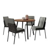 Conjunto Sala De Jantar 4 Cadeiras Roman Carraro Nog Pre