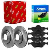 Kit Pastilha Disco Dianteiro Ventilado Ecosport 2003 A 2009
