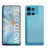 Pelicula De Hidrogel Frente Verso Para Motorola Moto G75 5g