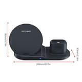 Em 1 Par Qi Wireless Fast Charger Dock Stand