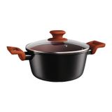 Panela Caçarola Antiaderente Indução Terracota 22 Cm Euro