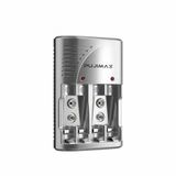 Carregador De Pilhas Tomada Pujimax P/ 4 Aa Aaa E Bateria 9v