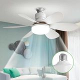 Ventilador De Teto Potente Lâmpada Controle Remoto E 6 Pás