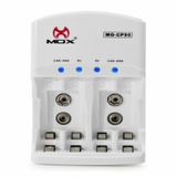 Carregador Bivolt De Pilha Aa / Aaa E Bateria 9v Cp50 Mox