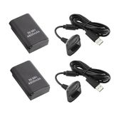 Cabo De Carregador De Bateria Para Microsoft Xbox 360 Wireless Cont