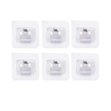 Kit 6 Suportes De Varão Cortina Autoadesivo Mercado Pietra