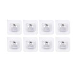 Kit 8 Suportes De Varão Cortina Autoadesivo Mercado Pietra
