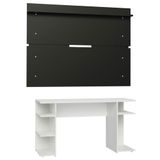 Mesa Gamer Madesa e Painel para TV até 65 Polegadas Branco