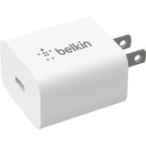 Carregador De Parede Belkin Usb-c 20w - Adaptador Usb-c De Carregamento Rápido Pd - Ultra Compact Type C Porta Mini Charging Block Para Iphone Séri