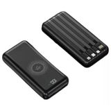 Power Bank Carregador Portátil Sem Fio Indução 10.000mah Usb