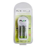 Carregador De Baterias Bivolt Flex Fx-C11  2P