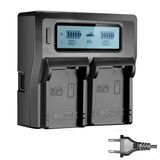 Carregador Duplo Rápido para Bateria Canon LP-E8 com USB (Bivolt)