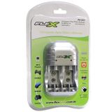 Carregador De Pilhas Aa/Aaa/9V Fxc03 Bivolt Flex