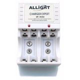 Carregador para Pilhas AA/AAA e Bateria 9V Recarregáveis Bivolt
