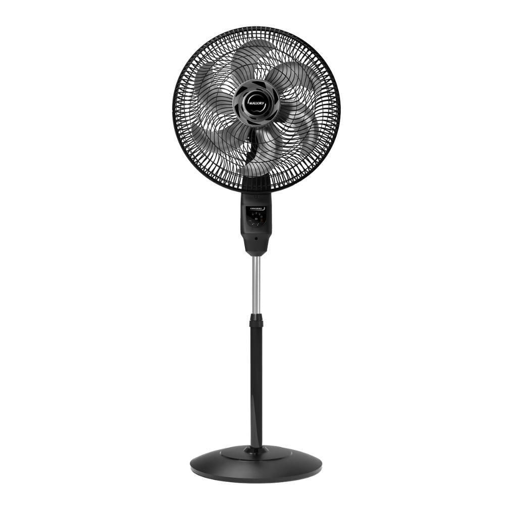 Ventilador De Coluna Mallory Chronos 40cm Preto E Grafite - 220v