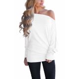 Moletom Feminino Infitty, Sem Ombros, Branco, Tamanho Gg