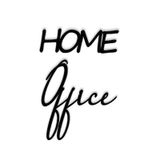 Home Office 50X35Cm Lettering Em Mdf Aplique De Parede