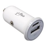 Carregador Veicular Elg Cc2stc Usb/usb-c/2 Portas 2.1a/ 5v Branco